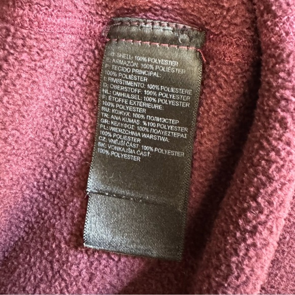 The North Face Men’s Glacier 1/4 Zip Fleece Pullover Maroon Burgundy XL Warm - Picture 6 of 7